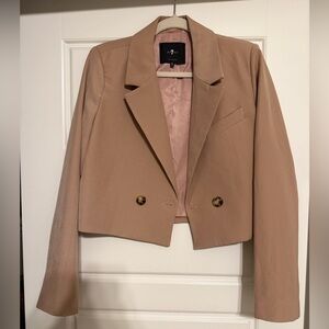 7 For All Mankind Camel Blazer